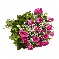 BUQUE DE 10 ROSAS PINK