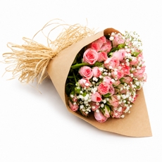Buqu� de Rosas Sprays Cor de Rosa Claro